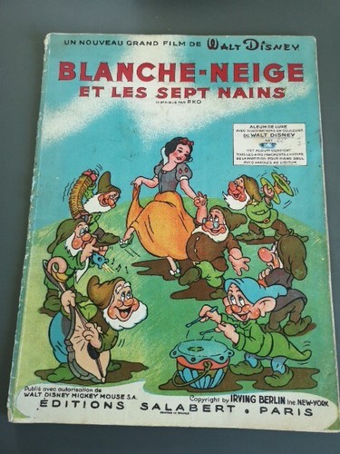 Partitions blanche neige - partitions, et