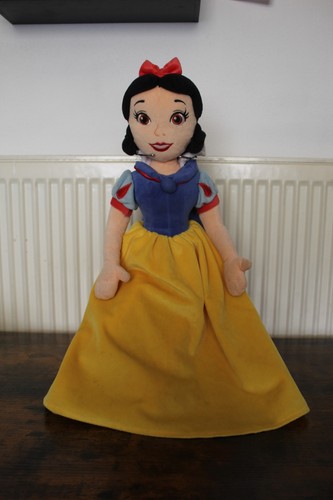 Grande peluche blanche neige - peluche,