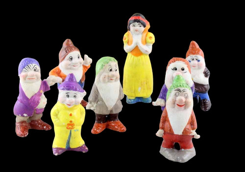 Figurines porcelaine blanche - porcelaine,